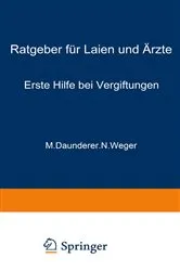 Book cover of Erste Hilfe bei Vergiftungen by M. Daunderer