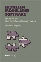 Book cover of Erstellen modularer Software by Eberhard Bappert