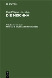 Book cover of Erubin (Vermischungen) by Wilhelm Nowack