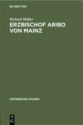 Book cover of Erzbischof Aribo von Mainz by Richard Müller