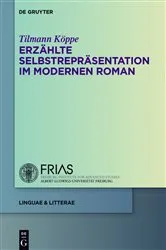 Book cover of Erzählte Selbstrepräsentation im modernen Roman by Tilmann Köppe