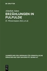 Book cover of Erzählungen in Fulfulde by Unknown