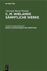 Book cover of Erzählungen und Mährchen by Christoph Martin Wieland