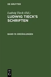 Book cover of Erzählungen by Ludwig Tieck