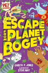 Book cover of Escape from Planet Bogey by Gareth. P Jones