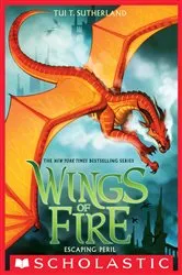 Book cover of Escaping Peril (Wings of Fire #8) by Tui T. Sutherland