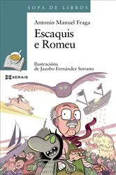 Book cover of Escaquis e Romeu by Antonio Manuel Fraga