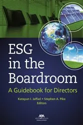 Book cover of ESG in the Boardroom by Unknown