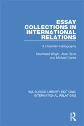 Book cover of Essay Collections in International Relations by Moorhead Wright