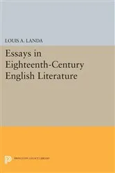 Book cover of Essays in Eighteenth-Century English Literature by Louis A. Landa
