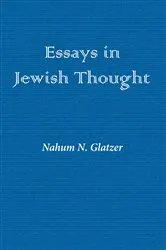 Book cover of Essays in Jewish Thought by Nahum Glatzer