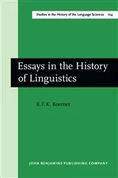 Book cover of Essays in the History of Linguistics by E.F.K. Koerner