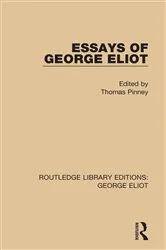 Book cover of Essays of George Eliot by Ian Adam