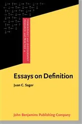 Book cover of Essays on Definition by Unknown