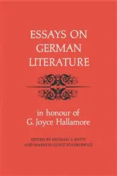 Book cover of Essays on German Literature by Batts, Michael, S.