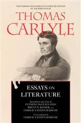 Book cover of Essays on Literature by Thomas Carlyle