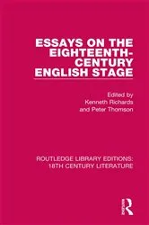 Book cover of Essays on the Eighteenth-Century English Stage by Kenneth R. Richards