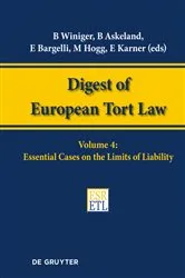 Book cover of Essential Cases on the Limits of Liability by Bénédict Winiger