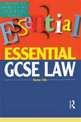 Book cover of Essential GCSE Law by Kenny Chin