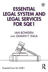 Book cover of Essential Legal System and Legal Services for SQE1 by Unknown