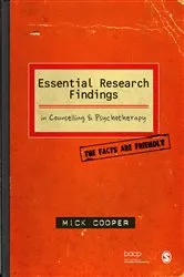 Book cover of Essential Research Findings in Counselling and Psychotherapy by Mick Cooper