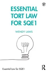 Book cover of Essential Tort Law for SQE1 by Unknown