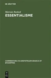 Book cover of Essentialisme by Marwan Rashed