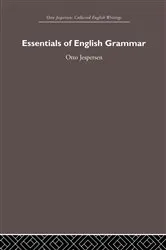 Book cover of Essentials of English Grammar by Otto Jespersen