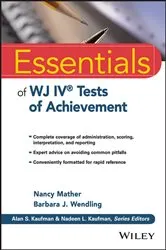 Book cover of Essentials of WJ IV Tests of Achievement by Nancy Mather