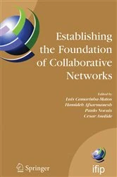 Book cover of Establishing the Foundation of Collaborative Networks by Luis Camarinha-Matos