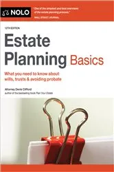 Book cover of Estate Planning Basics (12th ed.) by Denis Clifford