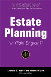 Book cover of Estate Planning (in Plain English) by Leonard D. DuBoff