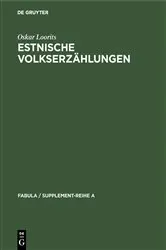 Book cover of Estnische Volkserzählungen by Oskar Loorits