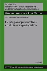 Book cover of Estrategias argumentativas en el discurso periodístico by Unknown