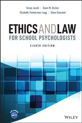 Book cover of Ethics and Law for School Psychologists (8th ed.) by Susan Jacob