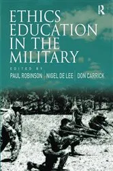 Book cover of Ethics Education in the Military by Nigel de Lee