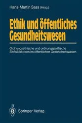 Book cover of Ethik und Ã¶ffentliches Gesundheitswesen by Hans-Martin Sass