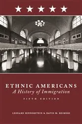 Book cover of Ethnic Americans (5th ed.) by Leonard Dinnerstein