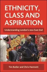 Book cover of Ethnicity, class and aspiration by Tim Butler