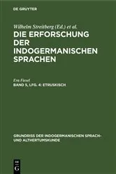 Book cover of Etruskisch by Eva Fiesel