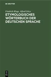 Book cover of Etymologisches Wörterbuch der deutschen Sprache (16th ed.) by Unknown