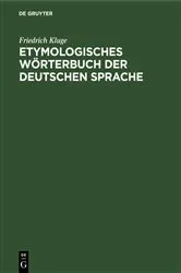 Book cover of Etymologisches Wörterbuch der deutschen Sprache (8th ed.) by Unknown