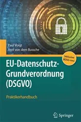 Book cover of EU-Datenschutz-Grundverordnung (DSGVO) by Paul Voigt