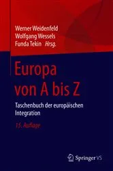 Book cover of Europa von A bis Z (15th ed.) by Werner Weidenfeld