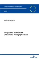 Book cover of Europaeisches Beihilferecht und Advance Pricing Agreements by Unknown