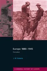 Book cover of Europe 1880-1945 (3rd ed.) by J.M. Roberts
