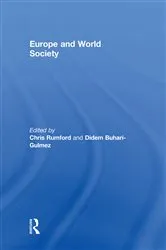 Book cover of Europe and World Society by Chris Rumford