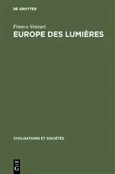 Book cover of Europe des lumières by Franco Venturi