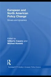 Book cover of European and North American Policy Change by Giliberto Capano