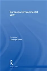 Book cover of European Environmental Law by Ludwig Krämer
